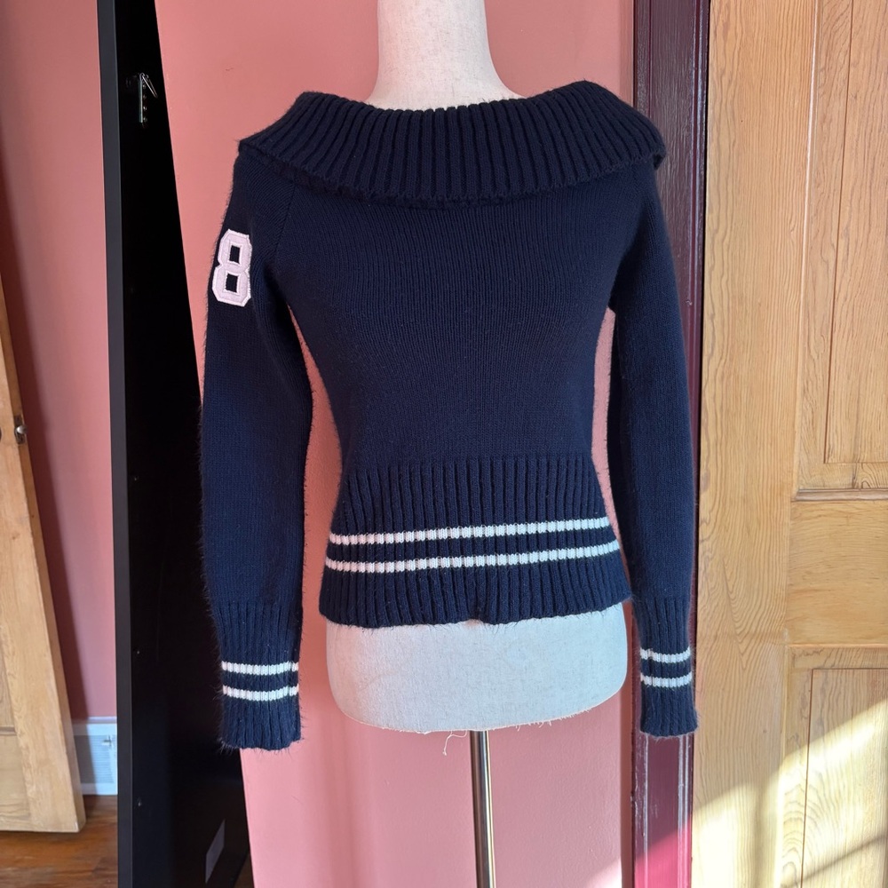 Cozy 90's Delia's Off the Shoulder Sweater - Picture 4 of 7